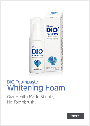 DIO WHITENING Foam Toothpaste : Oral Health Made Simple, No Toothbrush!! click here