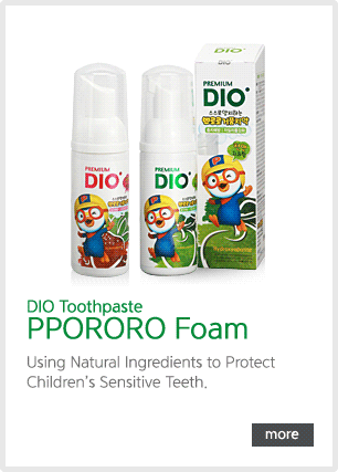 DIO PPORORO Childrens Foam Toothpaste : Using Natural Ingredients to Protect Children��s Sensitive Teeth. click here