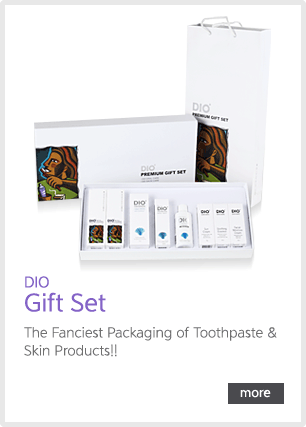 DIO GIFTSET : The Fanciest Packaging of Toothpaste & Skin Products!! click here