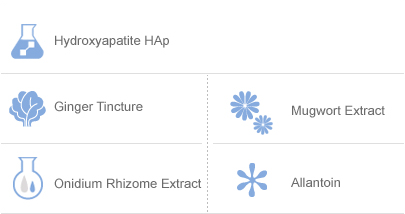 Hydroxyapatite HAp / Ginger Tincture / Onidium Rhizome Extract / Mugwort Extract / Allantoin
